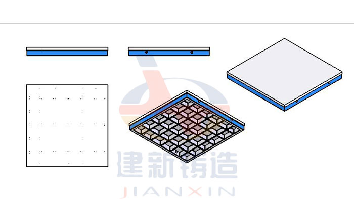 鑄鐵平臺(tái)的圖紙?jiān)O(shè)計(jì)